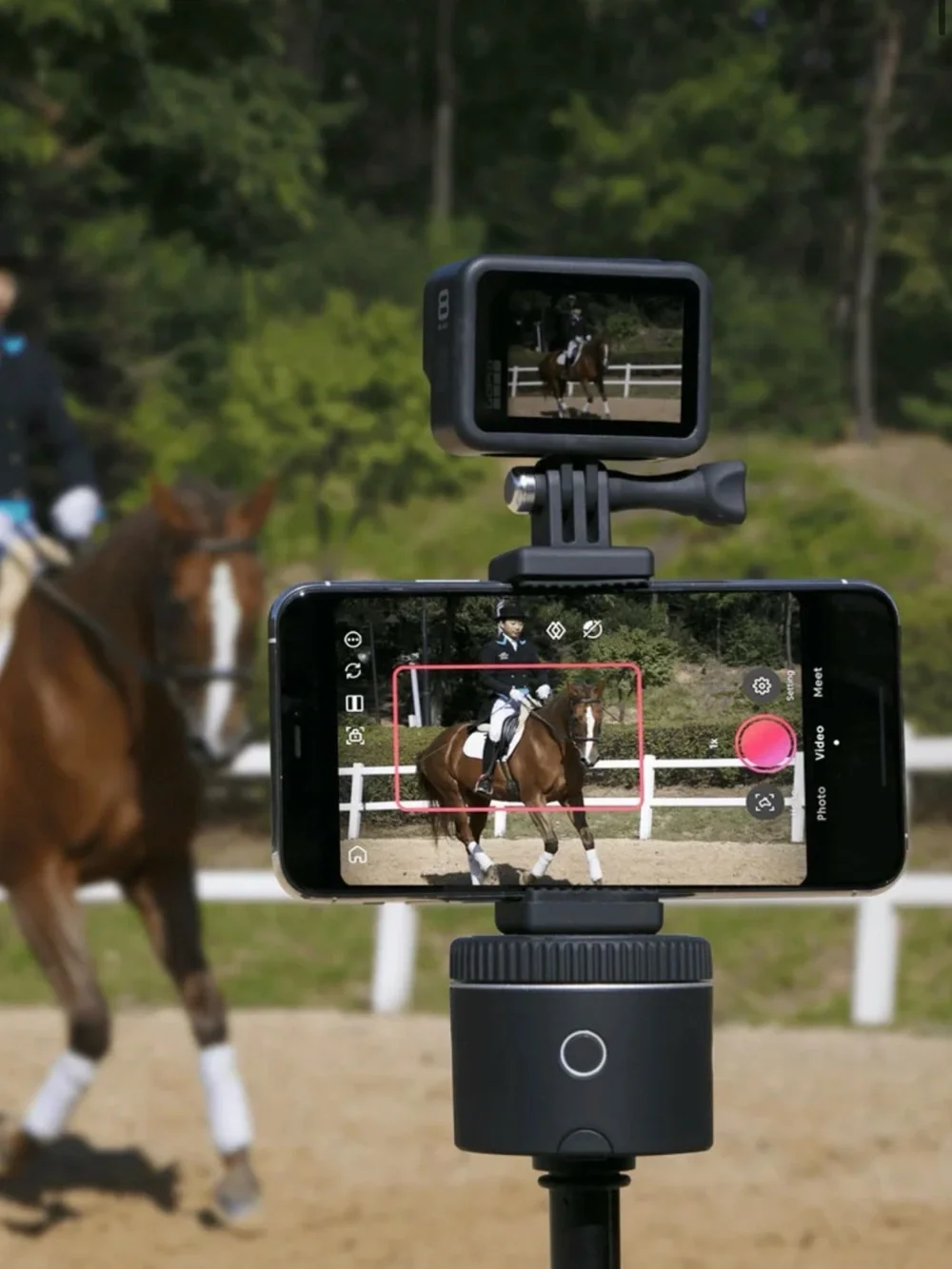 Universal Black Action Camera Phone Mount Adapter